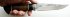 Нож Осетр-1 (сталь Х12МФ ковка, черный и рыжий граб)