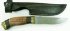 Нож Перун (дамасская сталь, венге, сапели, латунь) с ножнами