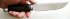 Нож Артиллерист (сталь Х12МФ ковка, эбен, латунь, серебрение) авторский в руке