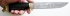 Нож Рысь (дамаск, граб, латунь литье) в руке