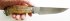Нож Ворон (нержавеющий булат, карельская береза, мельхиор) вариант 1