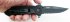 Нож складной Nemesis (сталь AUS-8, полусеррейтор) Black Titanium в руке