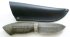 Нож Варан малый (литой булат ламинированный дамаском, карельская береза) с ножнами