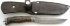 Нож Осетр (нержавеющий булат, карельская береза, мельхиор) с ножнами