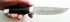 Нож T003 (булатная сталь, граб, дюраль)