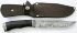 Нож Рэкс (сталь Х12МФ, граб, мельхиор) с ножнами