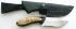 Нож Лиса (сталь Х12МФ, карельская береза, граб) цельнометаллический