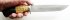 Нож Рысь (сталь Х12Мф, граб, береста) в руке