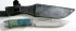 Нож Бизон (сталь 95х18, кап клёна, мельхиор) с ножнами