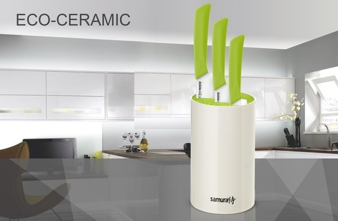Набор из 3-х ножей Samura ECO Festival SKC-004G (SC-0021G,SC-0082G,SC-0084G и подставка) Набор из 3-х ножей Samura ECO Festival SKC-004G (SC-0021G,SC-0082G,SC-0084G и подставка)