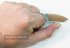 Нож Amigo X (сталь D2, gray handle) Satin в руке