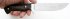 Нож Газель (сталь Х12МФ, венге) цельнометаллический в руке