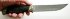 Нож Ассасин (алмазная сталь, граб, мельхиор) в руке