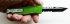 Нож автоматический Microtech Combat Troodon mini (tanto serrated, green) реплика