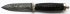 Нож Метелица-2 (дамасская сталь, черное дерево, мельхиор)