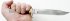 Нож Разведчика (реплика НР-40, дамаск, граб, латунь) в руке