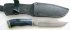 Нож Волк (нержавеющий булат, карельская береза, мельхиор) вариант 1