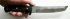 Нож МТ-12 Танто (сталь Х12МФ ковка, граб) цельнометаллический в руке