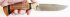 Нож Классика-1 (дамаск, сапели, голова кобры) в руке