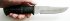 Нож Н8 (контрастная дамасская сталь, кожа, текстолит)