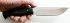 Нож Лиса (сталь Х12МФ, венге) цельнометаллический в руке