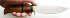 Нож Лис (сталь 95х18, черный и рыжий граб)