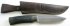 Нож НР3 (нержавеющая дамасская сталь, наборная микропора, текстолит)