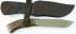 Нож Лиса (сталь Х12МФ, американский орех, мельхиор) с ножнами