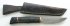 Нож Грибник-3 (булатная сталь, граб резной) с ножнами