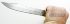 Нож Разведчика (реплика НР-40, нержавеющий булат, карельская береза, латунь) в руке