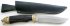 Нож Гепард (дамаск, граб, латунь литье) с ножнами