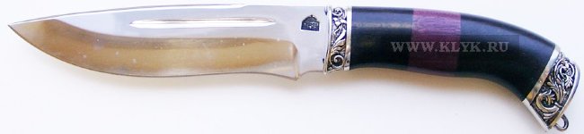 Нож Скинер (сталь Х12Ф1, граб, амарант, мельхиор)