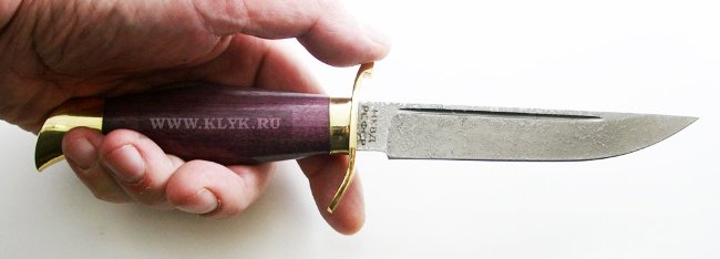 Нож Финка НКВД (сталь CPM-S90V, амарант, латунь)