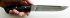 Нож Аскет (дамаск, венге) цельнометаллический в руке
