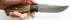 Нож Перун (сталь Х12МФ, граб, бакелит) цельнометаллический в руке