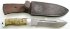 Нож Барс (литой булат, карельская береза, алюминий) цельнометаллический