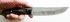 Нож R012 (булатная сталь, мореный дуб) цельнометаллический