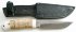 Нож Лиса (сталь Х12МФ, рог, береста) с ножнами