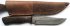 Нож Кенариус цельнометаллический (дамаск, венге) с ножнами