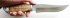 Нож Бухарский (дамаск, береста, дюраль) в руке