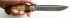 Нож МТ-7 Разведчик (сталь Х12МФ, палисандр, береста) в руке