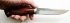 Нож Игла (сталь 95х18, бубинго) в руке