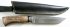 Нож Бизон (сталь ХВ5, кап клёна) с ножнами